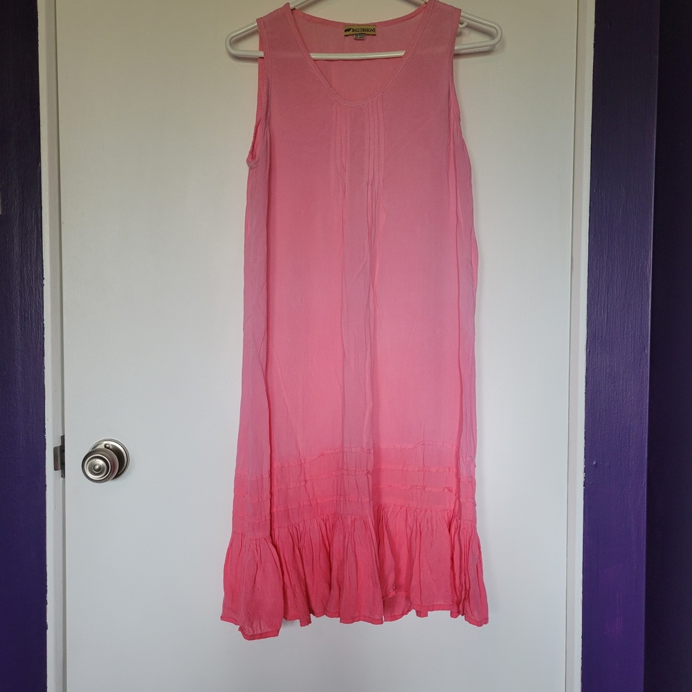 Pink Sleeveless Dress